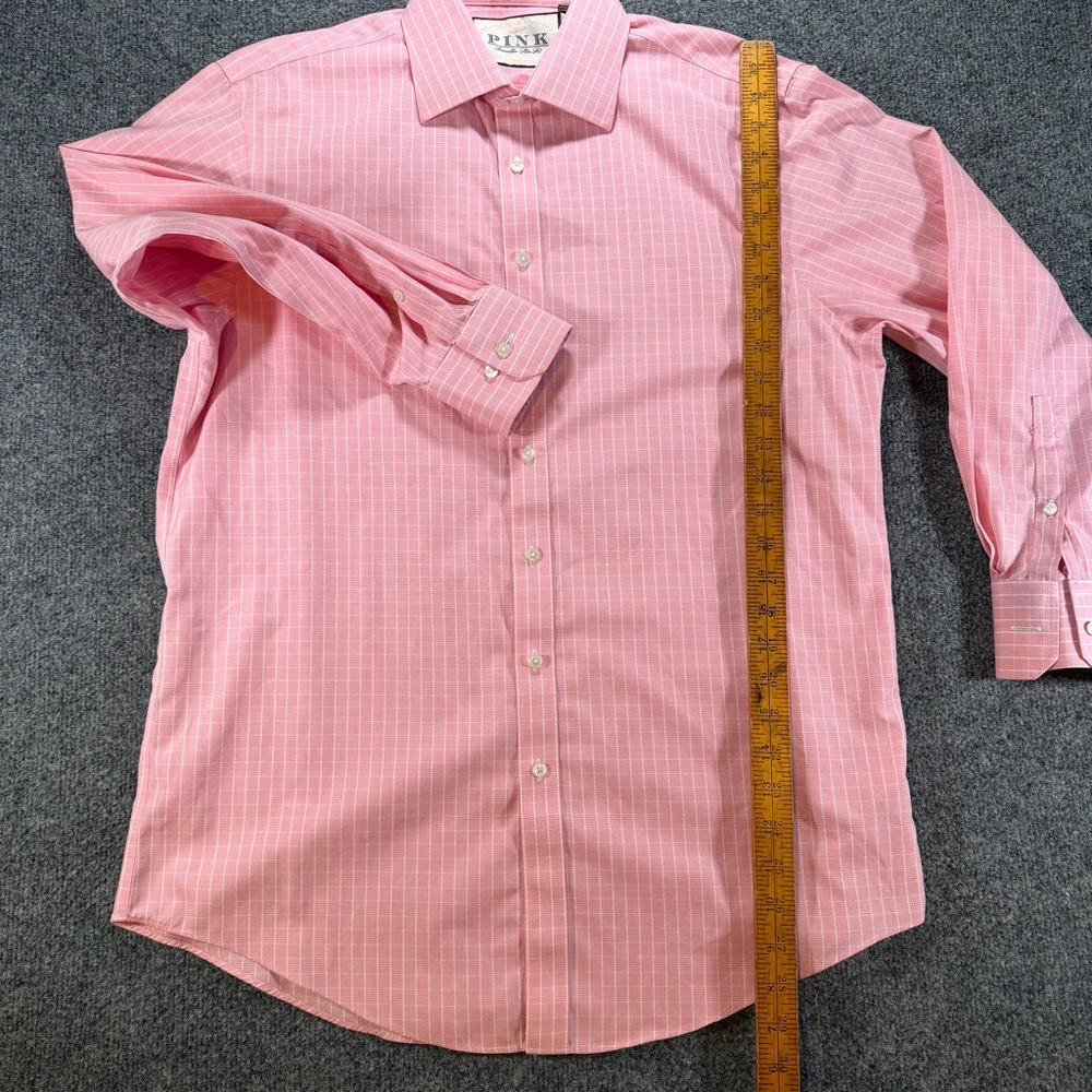 Thomas Pink Baldwin Check Traveller Dress Shirt Men’s 16 41 - Picture 6 of 8